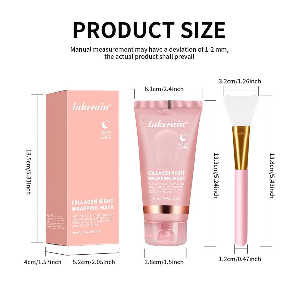 Collagen Wrapping Mask & Brush Set