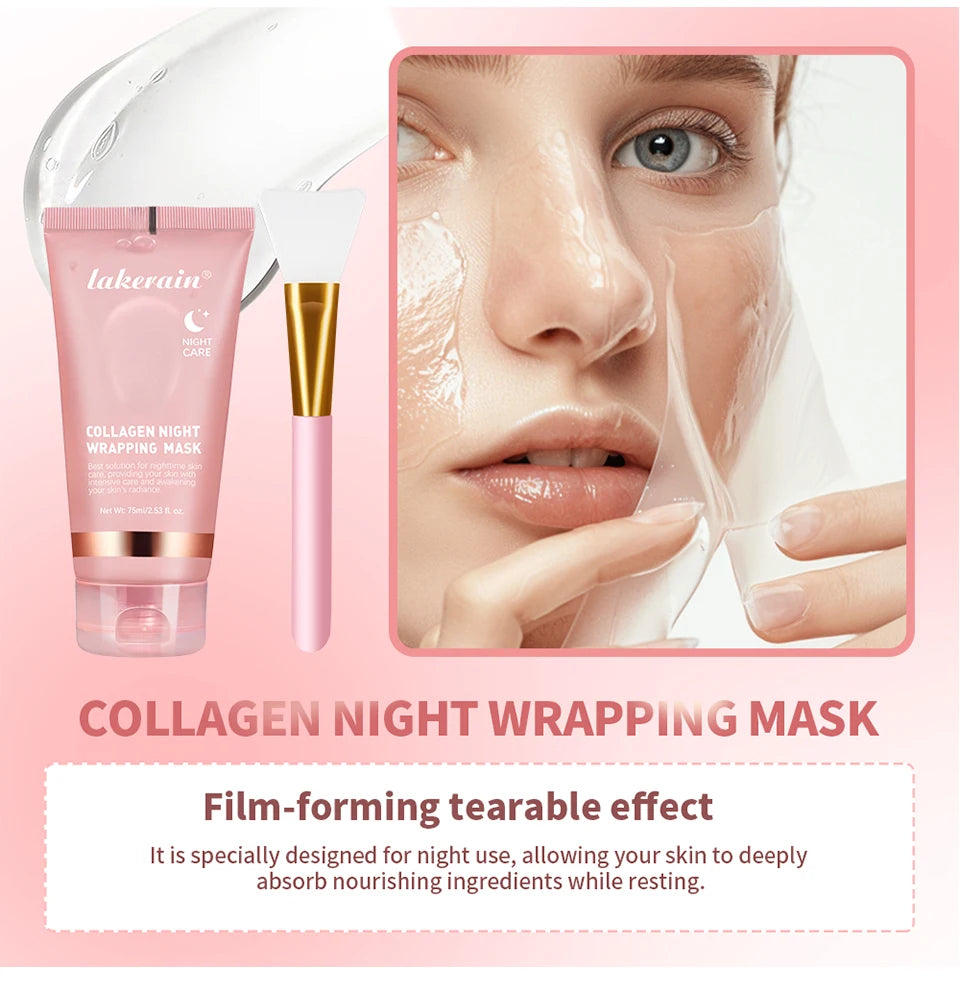 Collagen Wrapping Mask & Brush Set
